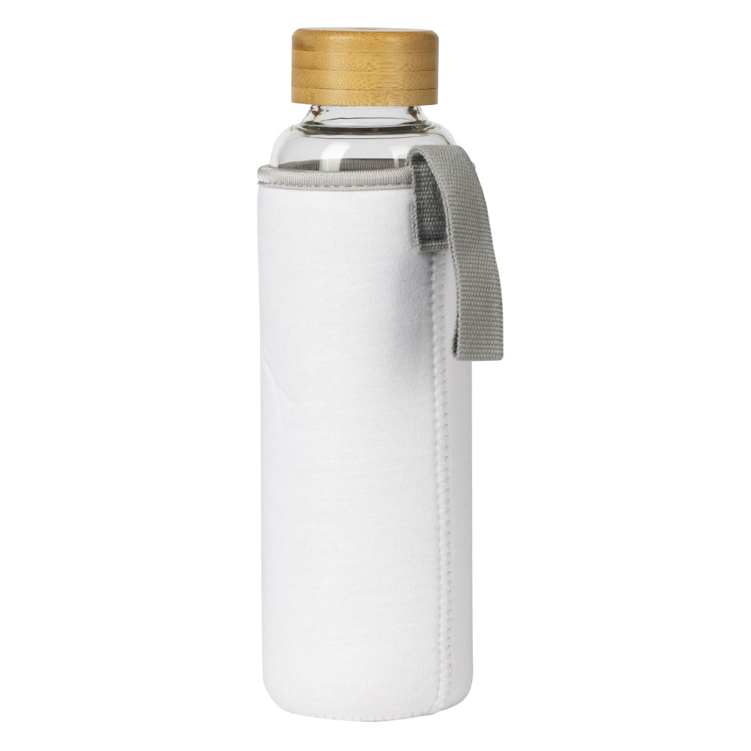 Wasserflasche mit Neopren Hülle, 600 ml